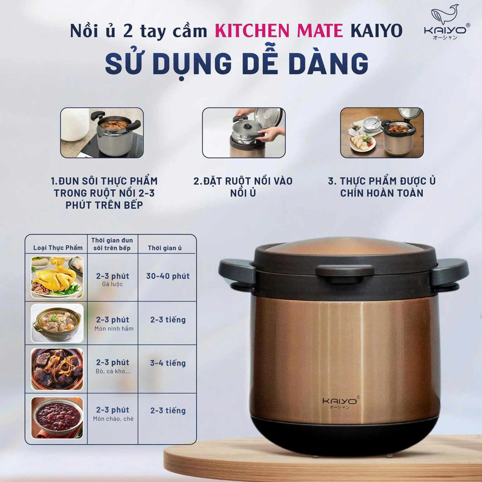 Đánh giá thiết kế và cảm nhận về Kitchen Mate Kaiyo 4,5L